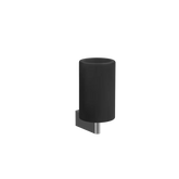 Gessi Origini porta spazzolini nero in resina antibatterica 66408 cromo